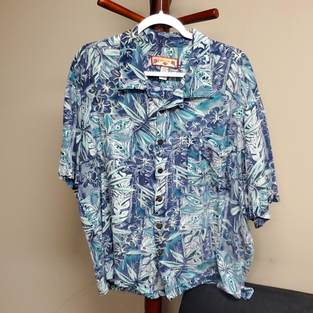 Caribbean Joe XXL Hawaiian Shirt
